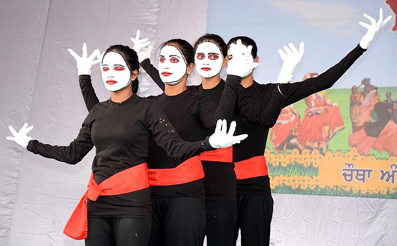 Mime event in Youth Festival 2013